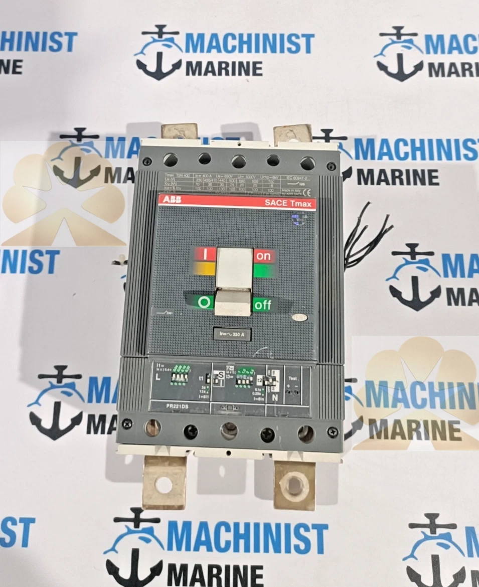 ABB SACE TMAX T5N 400 PR221DS 3 POLE CIRCUIT BREAKER