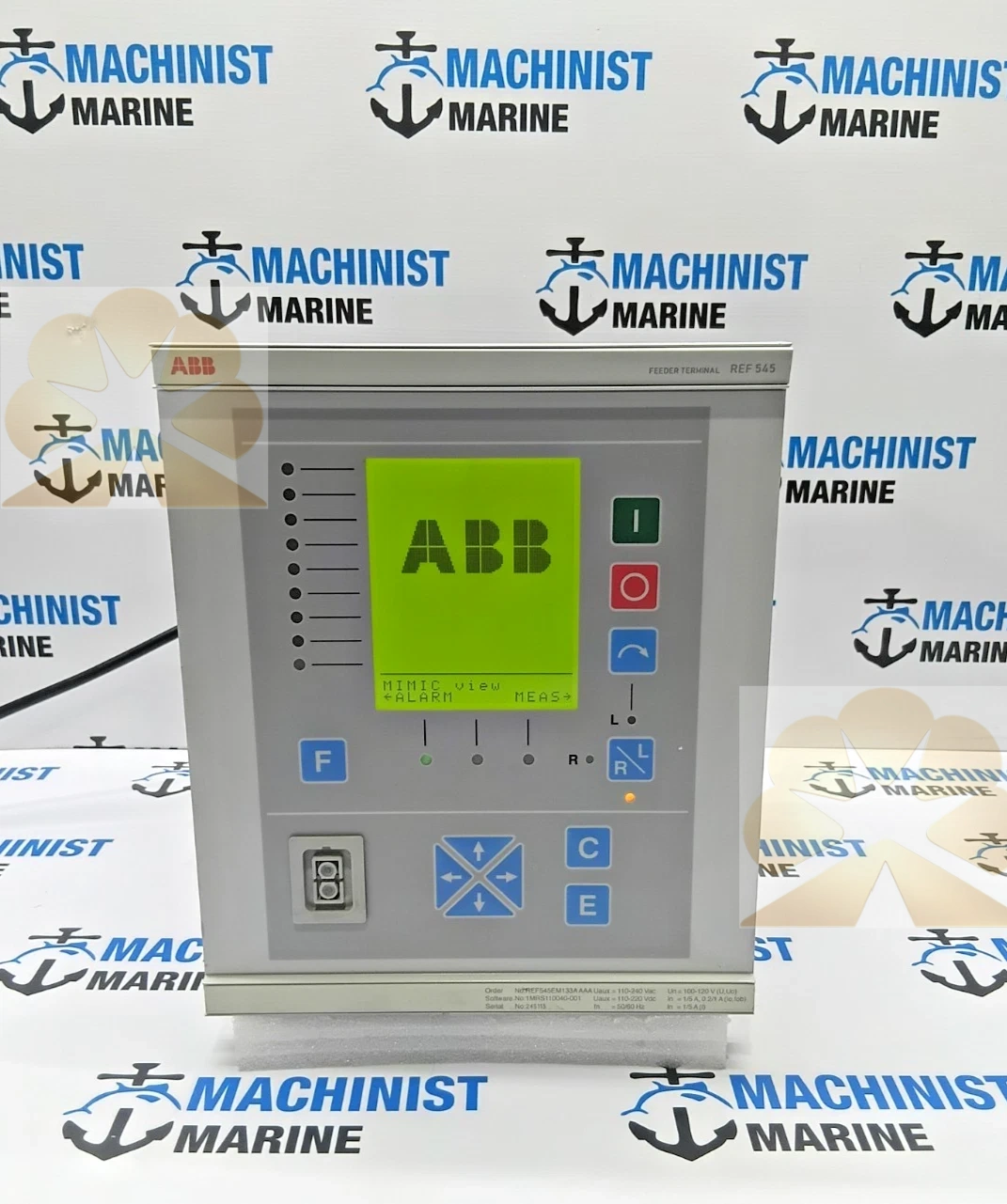ABB REF 545 FEEDER TERMINAL RELAY REF545KM133AAAA REV.A